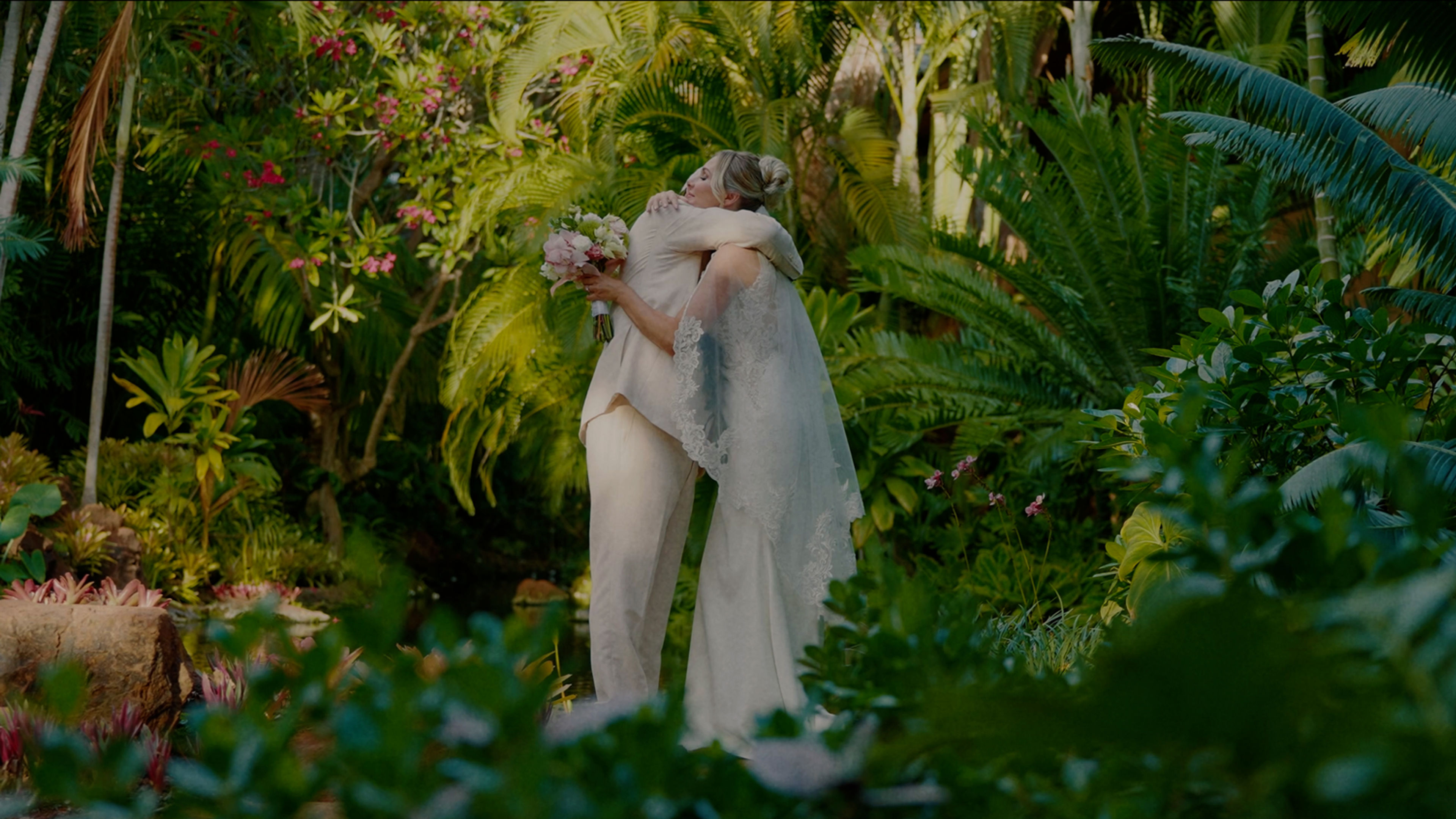 Sybille and David | Four Seasons Lanai